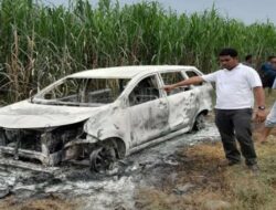 Selingkuhan Membakar Mobil Pria Beristri di Kebun Tebu di Langkat Akibat Cekcok Mulut