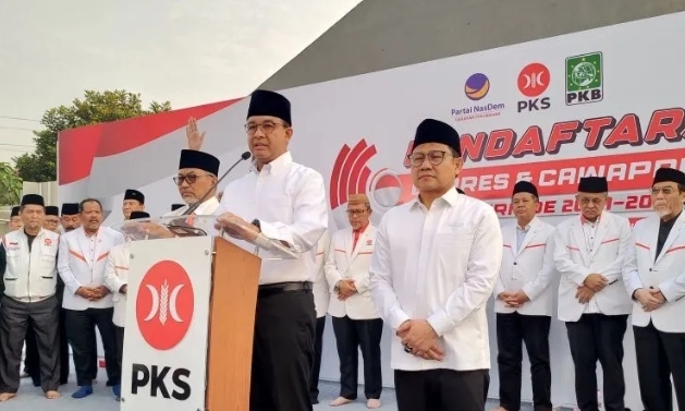 Deliknews.com: Anies-Muhaimin Menyelenggarakan Sholawat Sebelum Mendaftar ke KPU