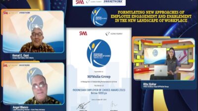 MPM Honda Jatim Awarded as Indonesian Employers of Choice 2023