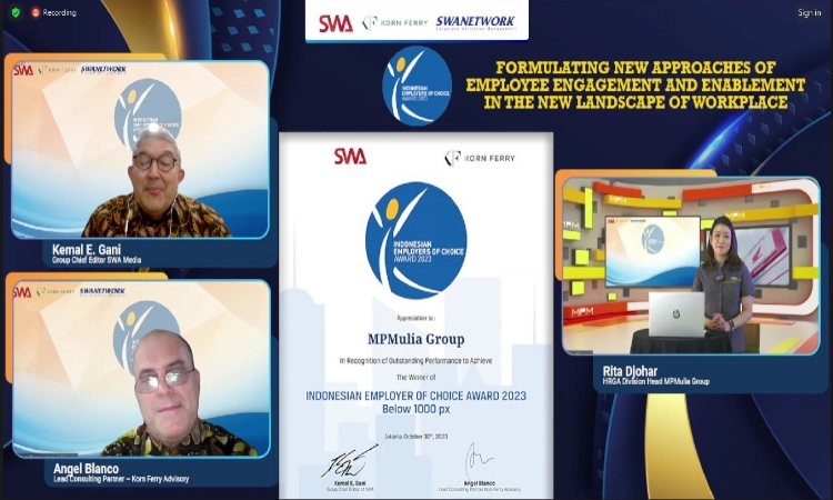 MPM Honda Jatim Awarded as Indonesian Employers of Choice 2023