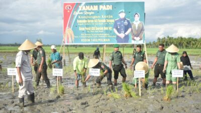 Bertemu Petani, Danrem 142/Tatag Menyatakan Ketersediaan Pangan dan Air Bersih Sebagai Ancaman Baru