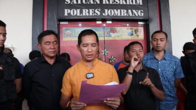 Pasutri Spesialis Curanmor Dibekuk Polres Jombang, Terlibat di Belasan TKP