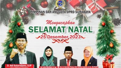 Ucapan Selamat Hari Natal 2023 dari Pimpinan dan Anggota DPRD