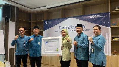 RS Petrokimia Gresik Meraih Penghargaan PLKK BPJS Ketenagakerjaan Tahun 2023