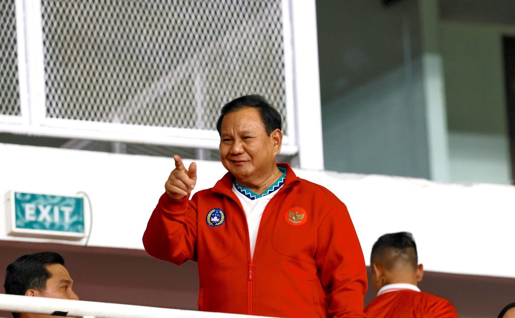 Prabowo Berdoa agar Timnas Indonesia Berhasil Menciptakan Kejutan di Pertandingan Lawan Australia