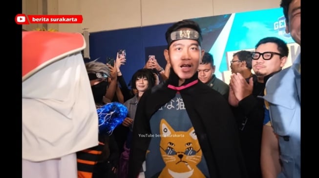 Gibran Rakabuming Raka Menarik Perhatian Pengunjung GEMAZ Festival Dengan Cosplay Boruto