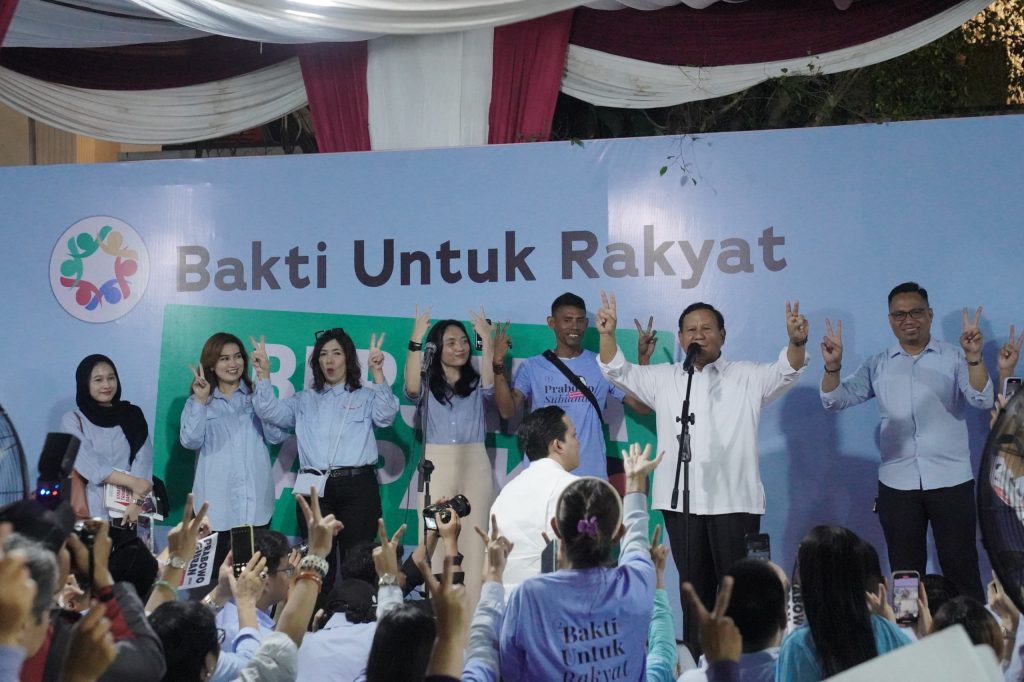 Dukungan Komunitas Bakti Untuk Rakyat 500 Ribu Orang Terima Prabowo