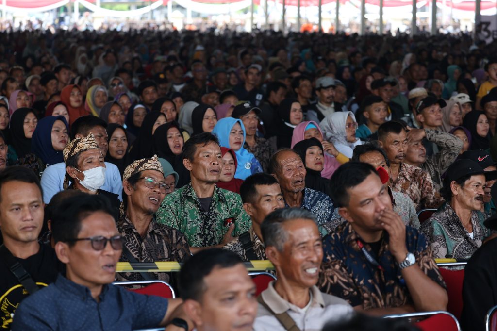 Prabowo Menyatakan Keheranannya Melihat Acara Kementan-Kemhan Diikuti 60.000 Petani dan Peternak: Kalian merupakan Patriot yang Sejati