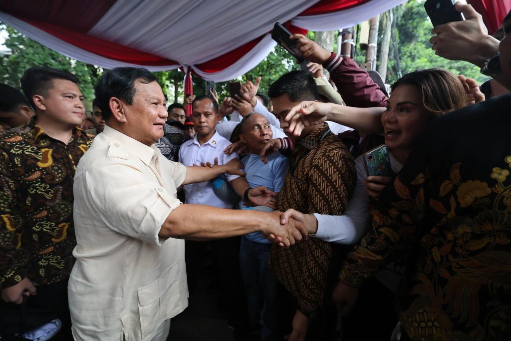 Setiap Interaksi dengan Rakyat Meningkatkan Energi Saya, Kata Prabowo