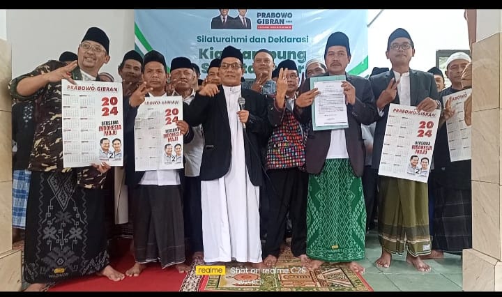 100 Kyai Kampung di Kota Bogor Bersatu Mendukung Prabowo Gibran