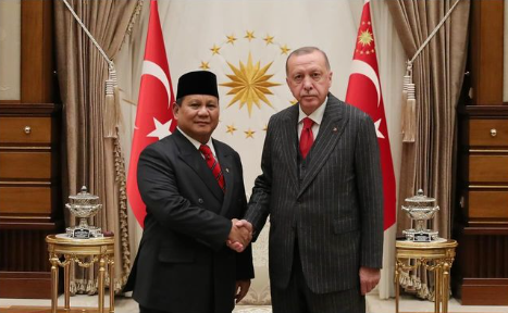 Prabowo Subianto Menerima Selamat dari Erdogan karena Menang di Pilpres