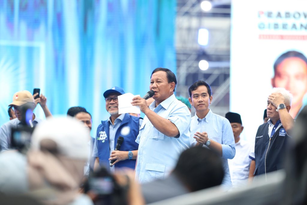 Prabowo Subianto Ajak Puluhan Ribu Warga di Bandung Berdoa untuk Palestina Saat Isra Mi’raj