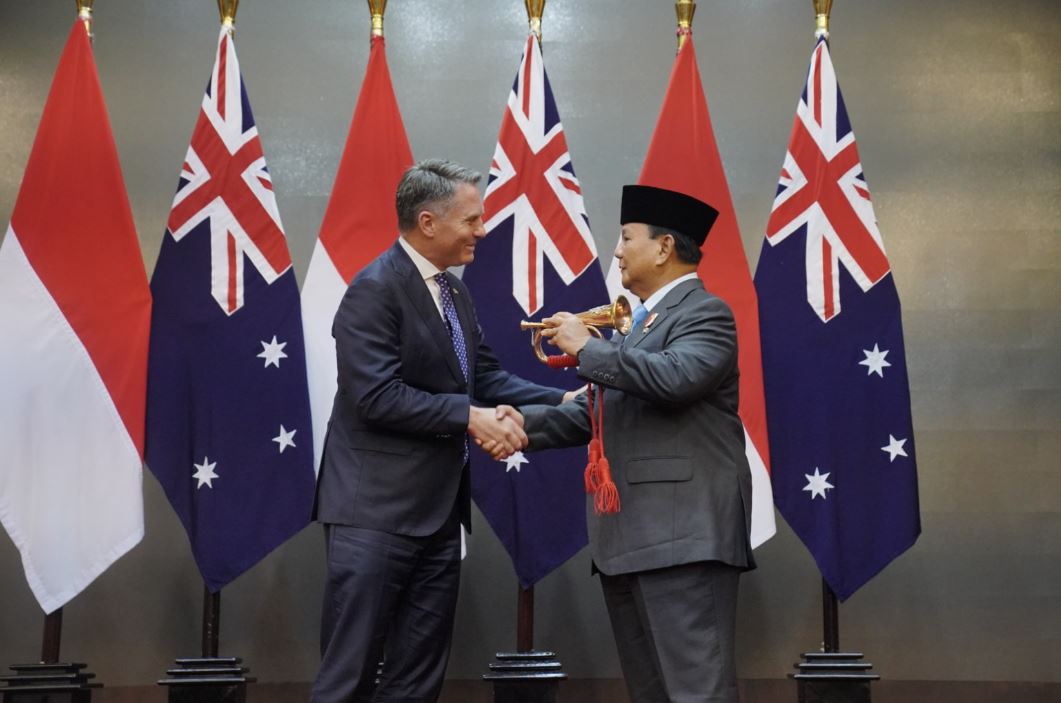 Prabowo Subianto dan Wakil Perdana Menteri Australia Berdiskusi tentang Kerja Sama Pertahanan