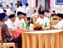 Prabowo Subianto dan Jokowi Terlihat Akrab di Acara Buka Puasa Bersama di Istana Negara