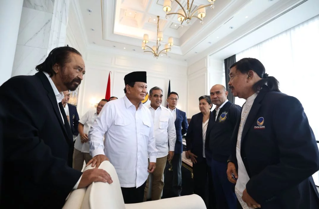 Prabowo Subianto Bertemu Surya Paloh di Gedung NasDem: Kehadiran Saya sebagai Tanda Penghormatan