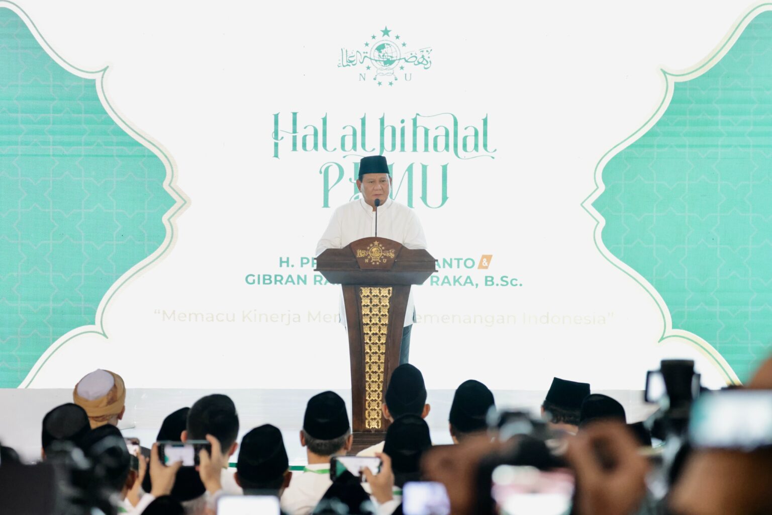 Prabowo Subianto: Appreciation to NU for Ensuring Oversight and Support for the Future Government