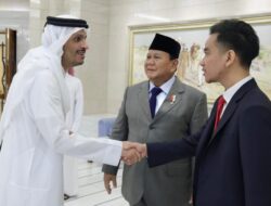 Prabowo Subianto dan Gibran Rakabuming Raka bertemu dengan Emir Qatar dan PM Qatar untuk membahas kerja sama hingga Gaza