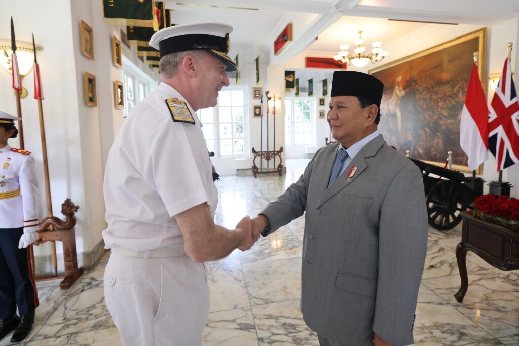 Prabowo Subianto Meets with UK Chief of Defence Staff to Strengthen RI-UK Defense Cooperation