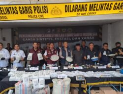 Pabrik Narkoba Terbesar di Indonesia Dioperasikan oleh WNA, Barang Bukti Senilai Rp 143 Miliar Ditemukan