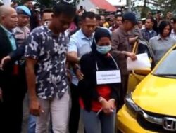 Rekonstruksi Pembunuhan Ibu Mertua Dipenuhi dengan Tangis Histeris dan Cacian