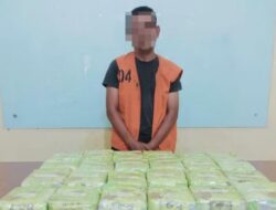 Polresta Deli Serdang Berhasil Mencegah Penyelundupan 24 Kg Sabu Dari Malaysia