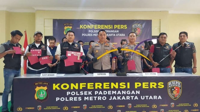 Bandar Narkoba dan Pelaku Curanmor Disergap oleh Polsek Pademangan