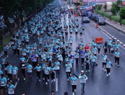 Riau Bhayangkara Run 2024: Jalan Sudirman Pekanbaru Diserbu 10 Ribu Peserta, Seperti Lautan Manusia