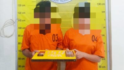 Ditangkap Pengedar Sejoli di Padangsidimpuan Sumut dengan 11 Paket Sabu