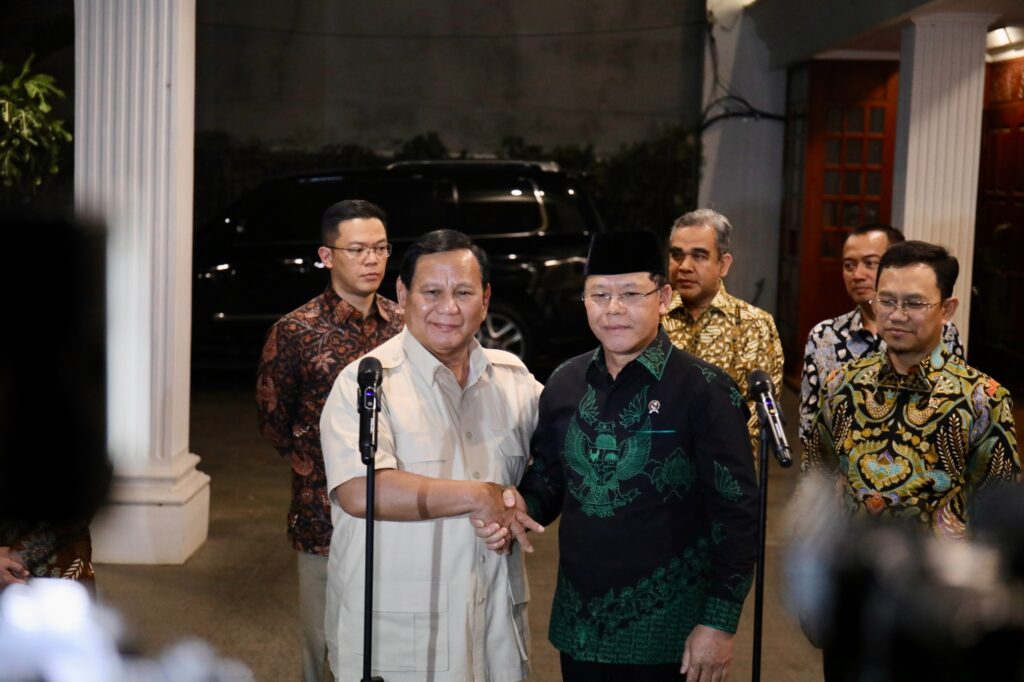 PPP Chairperson Meets with Prabowo Subianto, Pledges Support for Prabowo-Gibran Administration