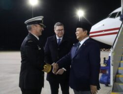 Prabowo Subianto Welcomed with Honorary Guard as He Arrives in Canberra for Official Visit