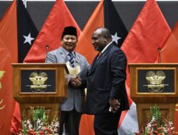 Prabowo Subianto Menemui PM Papua Nugini, Bahas Kerjasama Bilateral Bersama