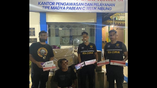 Bea Cukai Teluk Nibung Berhasil Mengamankan Ratusan Ribu Batang Rokok Ilegal dengan Menghentikan Minibus