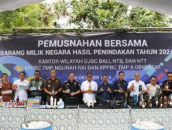 Bea Cukai Melakukan Pemusnahan Barang yang Diamankan Senilai Rp4,3 Miliar di Bali