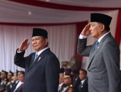 Crowds Cheer as Prabowo Subianto and Defense Minister Sjafrie Ride Maung in Exciting Handover Ceremony